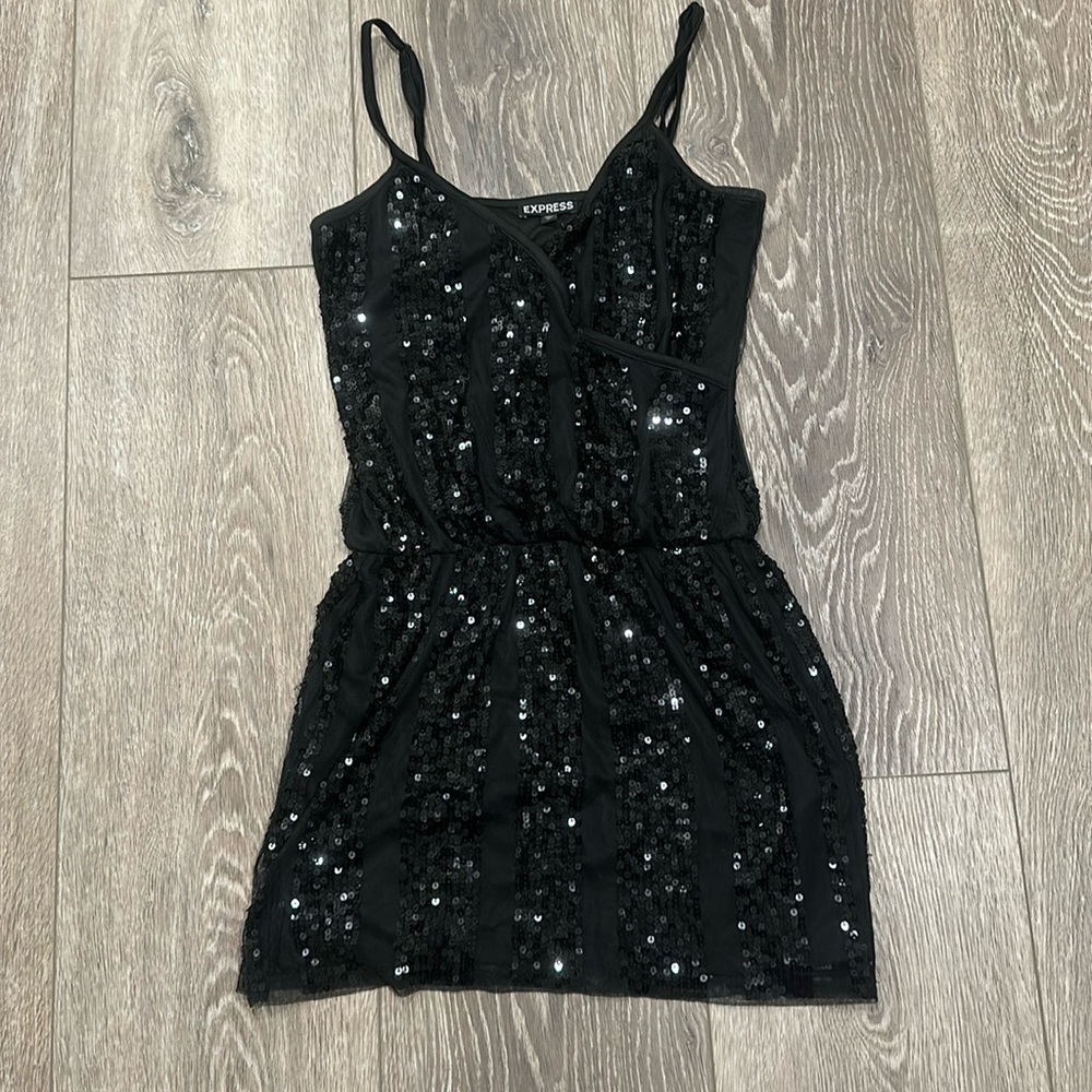 Express sequin dress